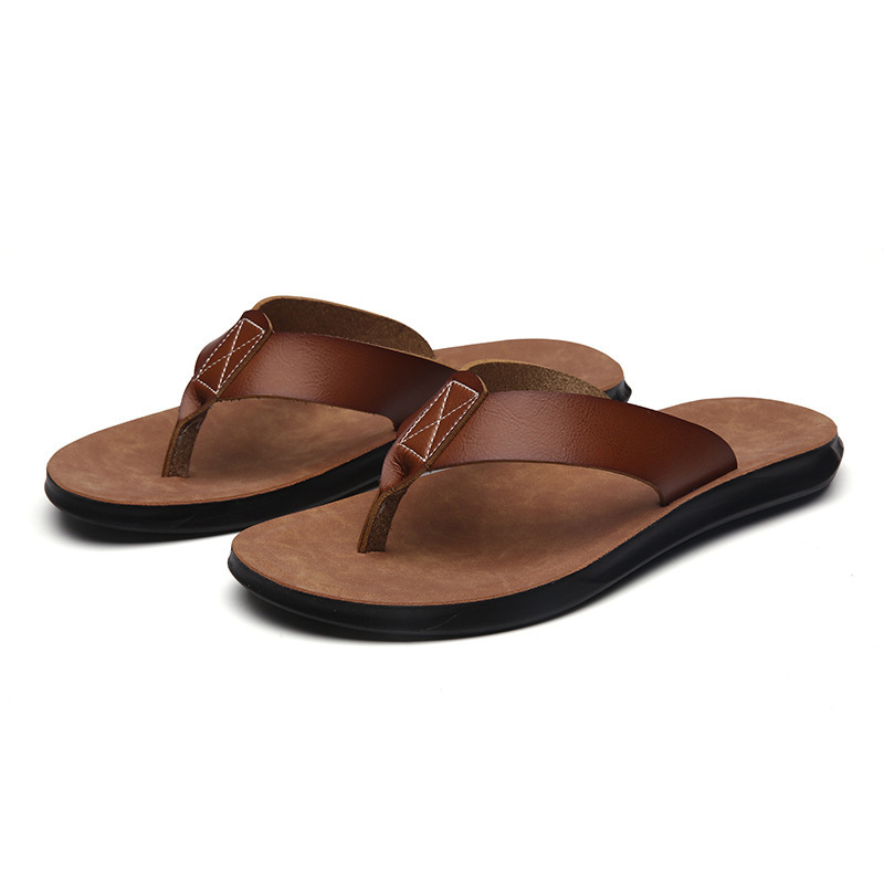 Men Shoes Style - Nuove Ciabatte in Pelle Italiana per