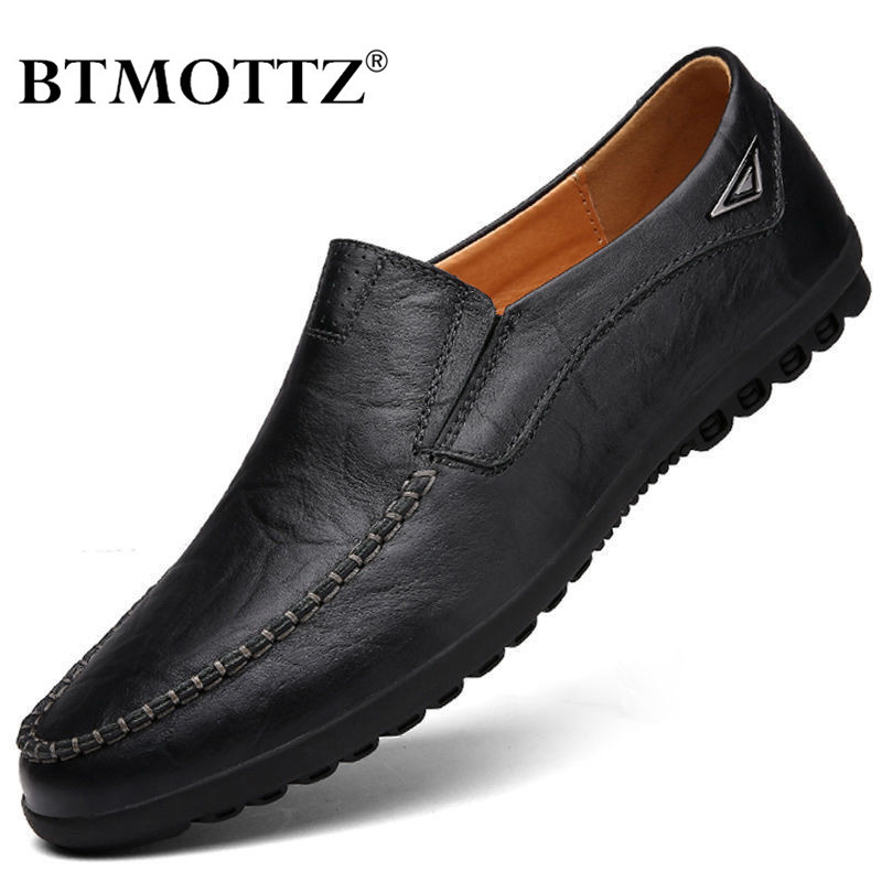 Boat Shoe Leather - Scarpe casual da uomo in vera