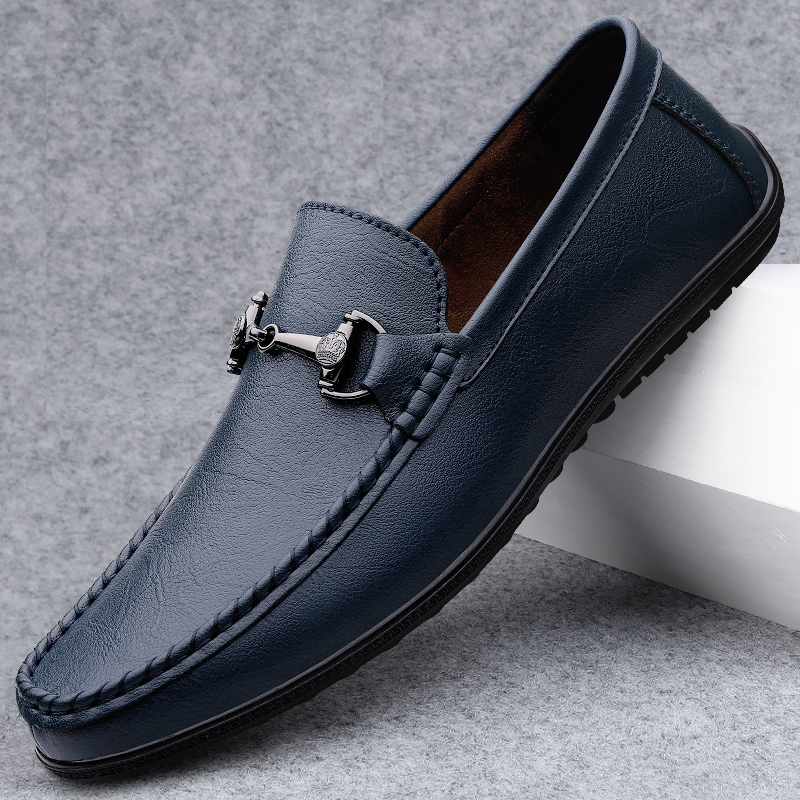Boat Shoe Leather - Nuove Scarpe Nere da Uomo, Mocassini
