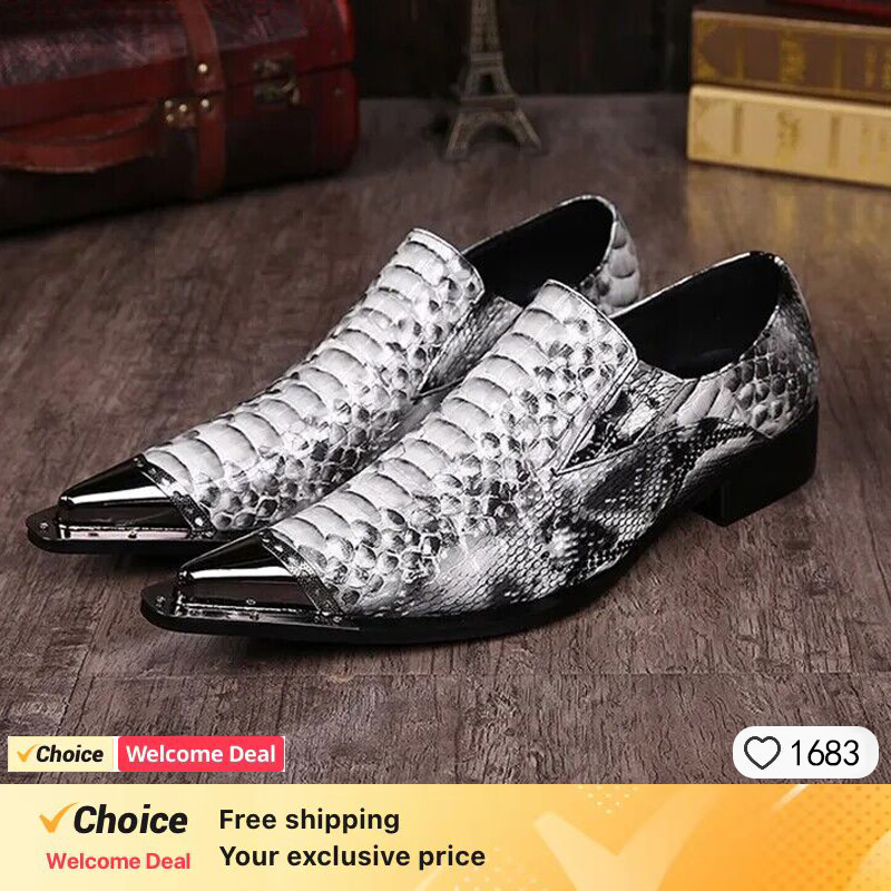 Men'S Shoes Size 42 In Us - Scarpe da uomo in pelle verniciata