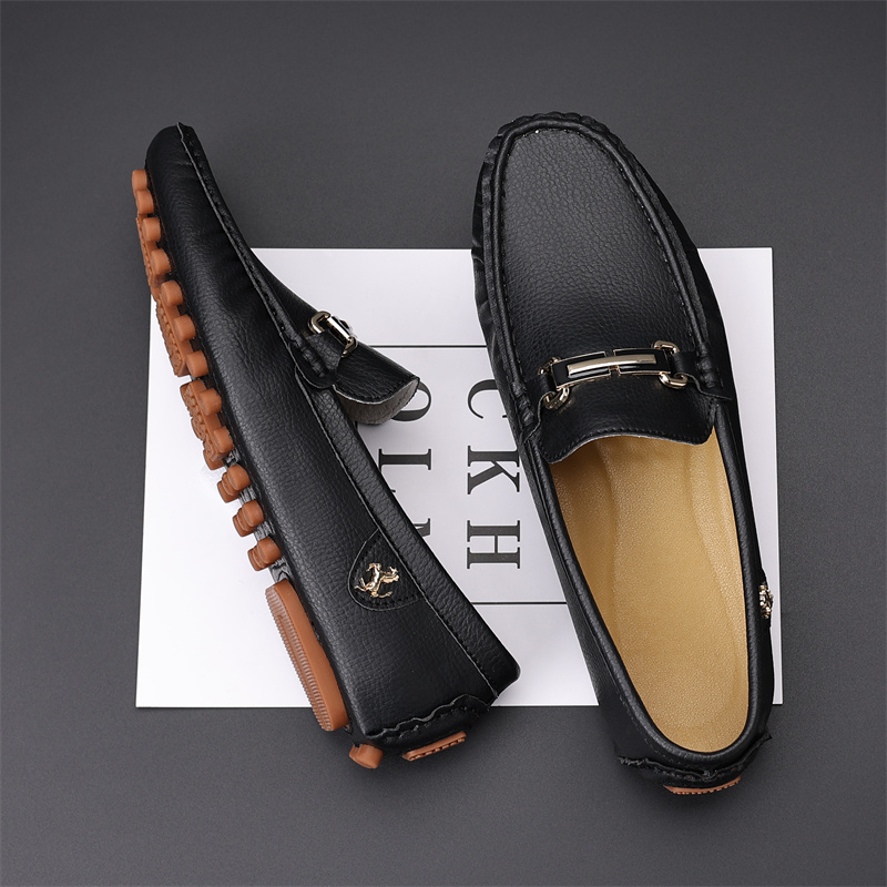 Scarpe da Uomo Mocassini Stile - Boat Shoe Leather recensione e prezzo
