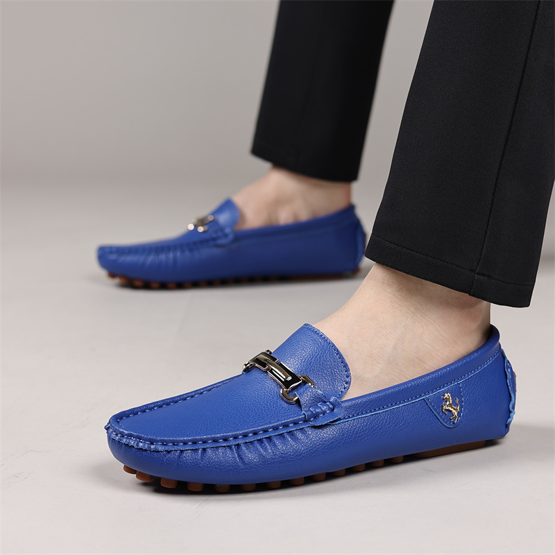 Scarpe da Uomo Mocassini Stile - Boat Shoe Leather recensione e prezzo