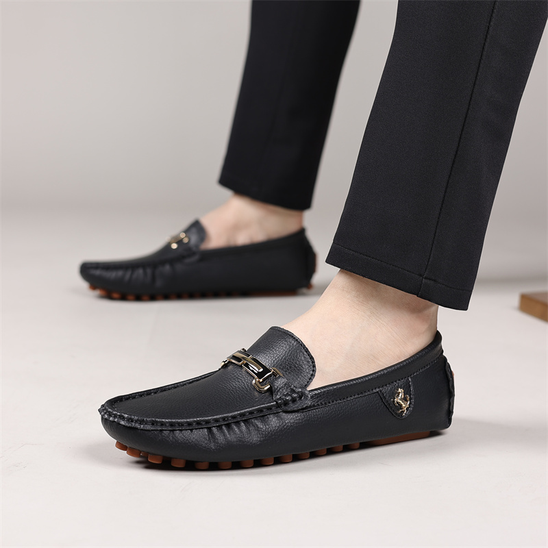Scarpe da Uomo Mocassini Stile - Boat Shoe Leather recensione e prezzo