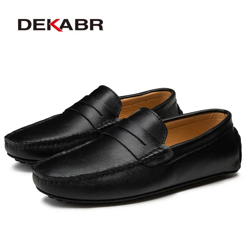 DEKABR Mocassini da uomo di gr - Boat Shoe Leather recensione e prezzo