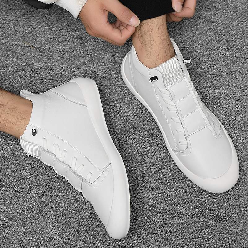 Scarpe da ginnastica alte in v - Boat Shoe Leather recensione e prezzo