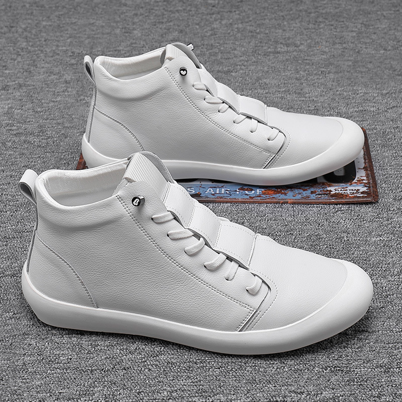 Scarpe da ginnastica alte in v - Boat Shoe Leather recensione e prezzo