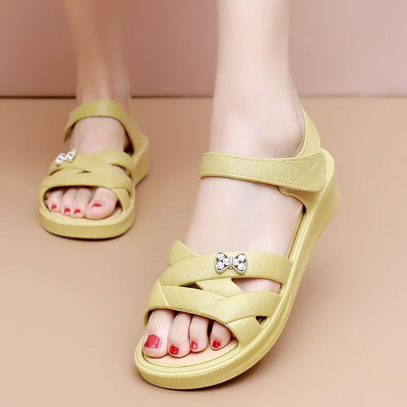 Sandali con zeppa da donna per - Velcro Strap Sandal recensione e prezzo