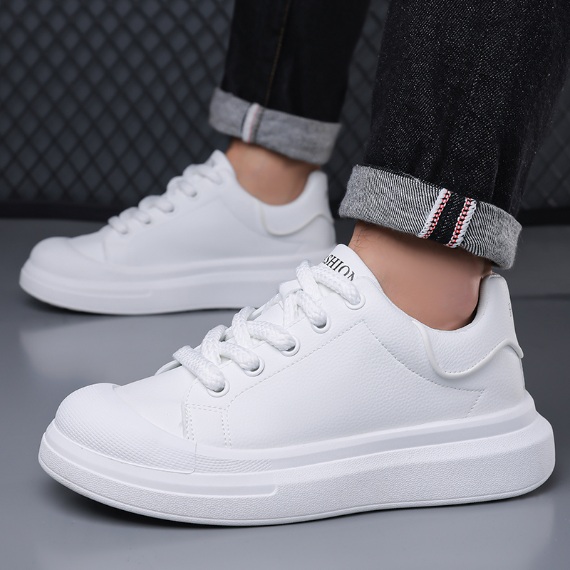 Scarpe da Uomo in Pelle Bianca - Boat Shoe Leather recensione e prezzo