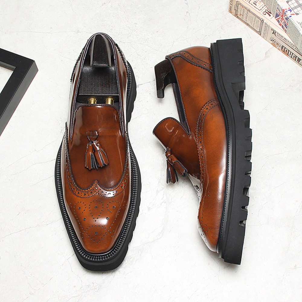 Scarpe in Pelle Casual da Uomo - Men Shoes Eu To Us Size recensione e prezzo