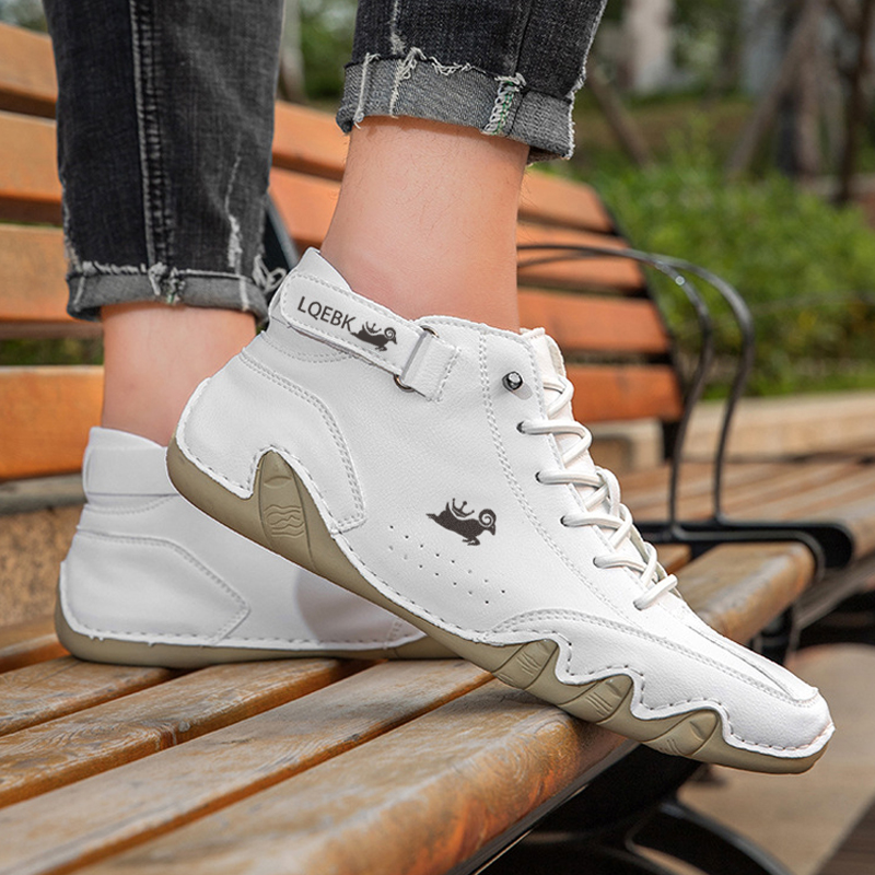 Scarpe in pelle da uomo Sneake - Boat Shoe Leather recensione e prezzo
